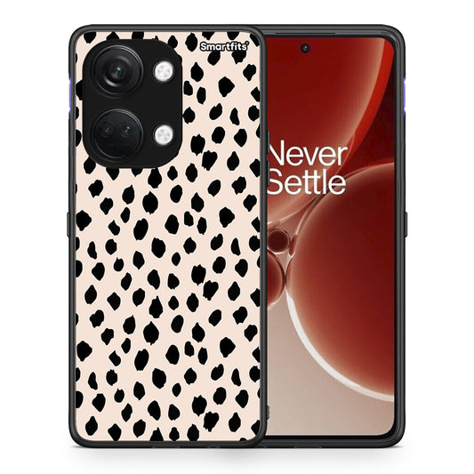 Θήκη OnePlus Nord 3 New Polka Dots από τη Smartfits με σχέδιο στο πίσω μέρος και μαύρο περίβλημα | OnePlus Nord 3 New Polka Dots case with colorful back and black bezels