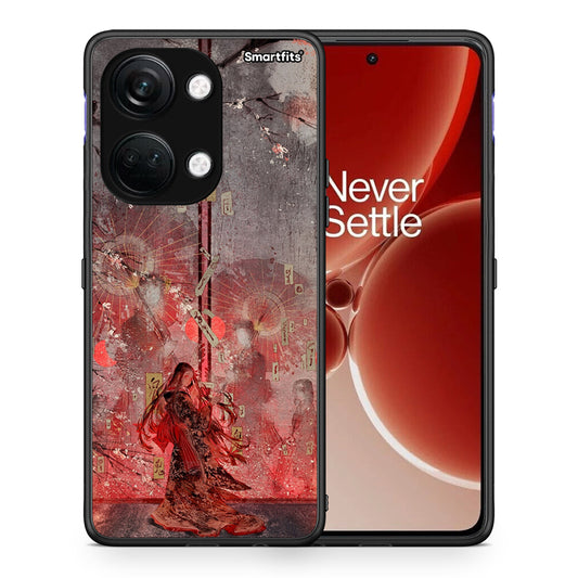 Θήκη OnePlus Nord 3 Nezuko Kamado από τη Smartfits με σχέδιο στο πίσω μέρος και μαύρο περίβλημα | OnePlus Nord 3 Nezuko Kamado case with colorful back and black bezels