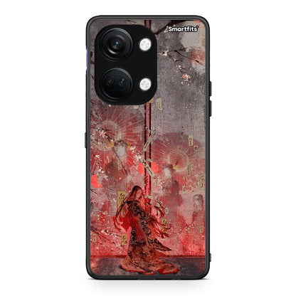 OnePlus Nord 3 Nezuko Kamado θήκη από τη Smartfits με σχέδιο στο πίσω μέρος και μαύρο περίβλημα | Smartphone case with colorful back and black bezels by Smartfits