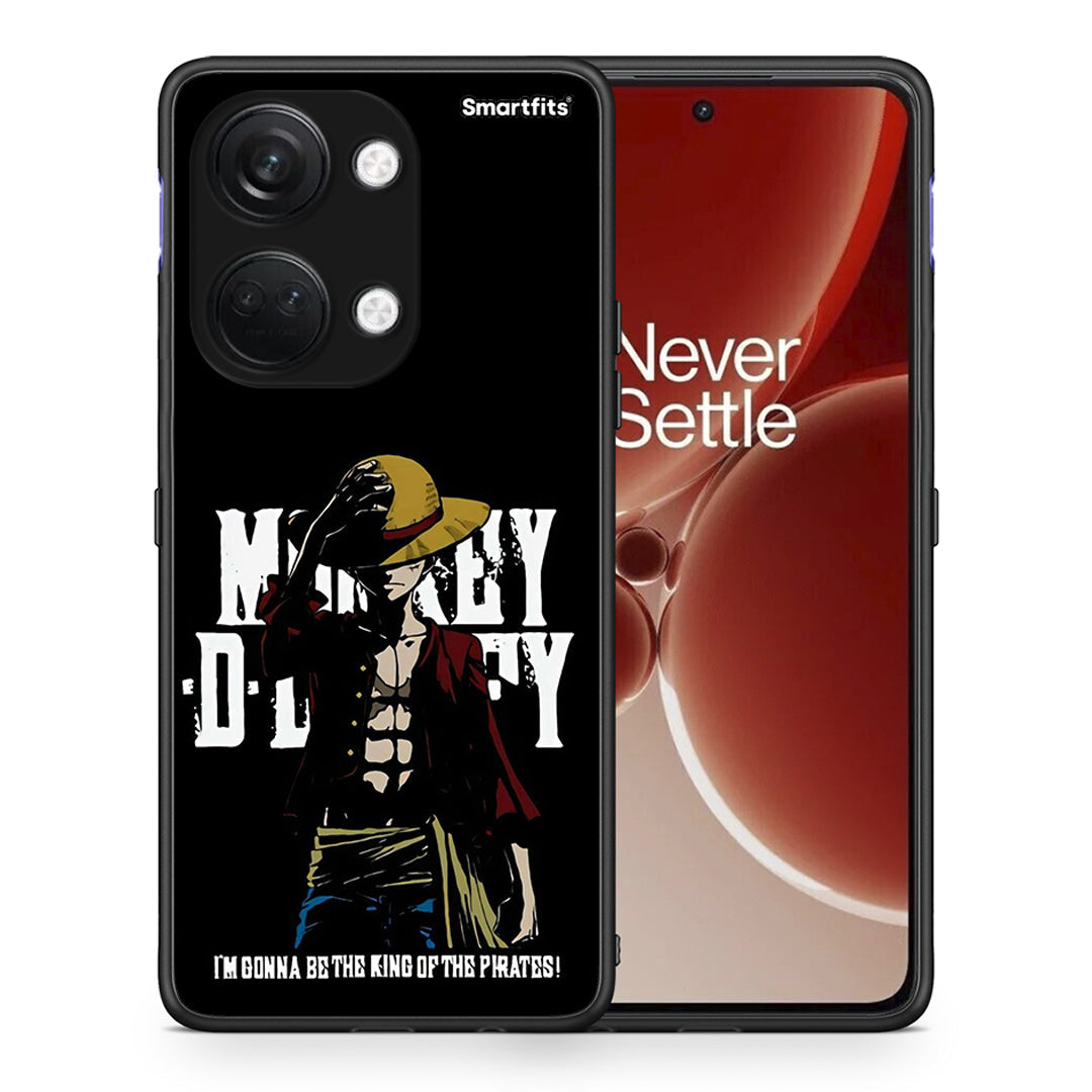 Θήκη OnePlus Nord 3 Pirate King από τη Smartfits με σχέδιο στο πίσω μέρος και μαύρο περίβλημα | OnePlus Nord 3 Pirate King case with colorful back and black bezels