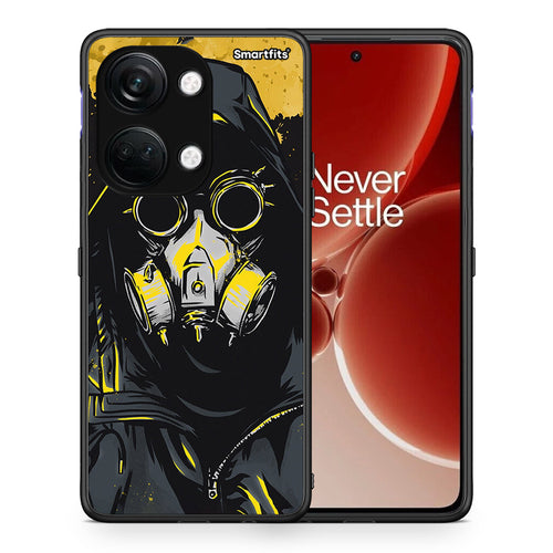 Θήκη OnePlus Nord 3 Mask PopArt από τη Smartfits με σχέδιο στο πίσω μέρος και μαύρο περίβλημα | OnePlus Nord 3 Mask PopArt case with colorful back and black bezels