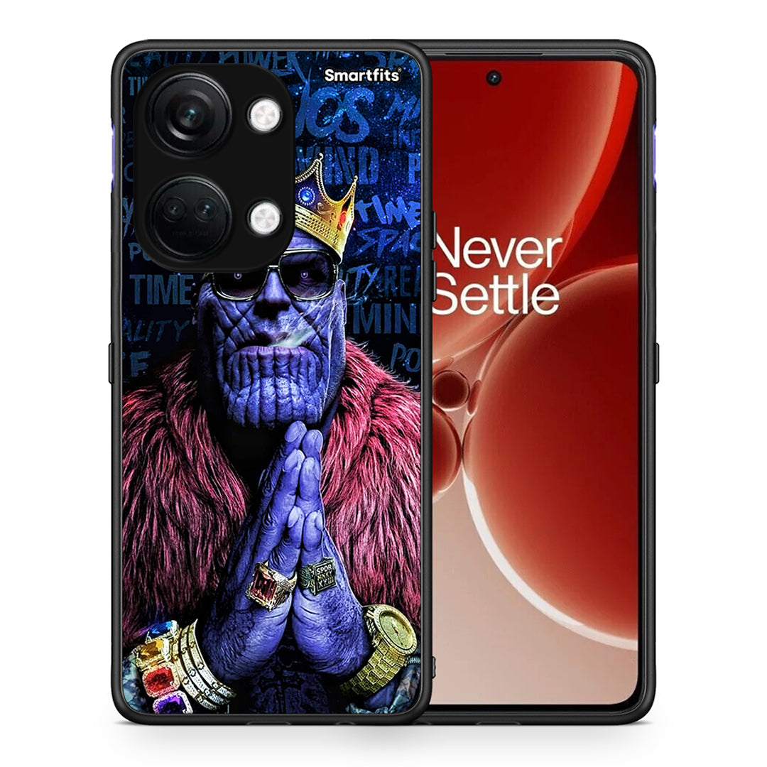 Θήκη OnePlus Nord 3 Thanos PopArt από τη Smartfits με σχέδιο στο πίσω μέρος και μαύρο περίβλημα | OnePlus Nord 3 Thanos PopArt case with colorful back and black bezels