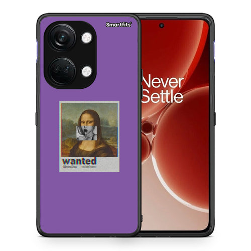 Θήκη OnePlus Nord 3 Monalisa Popart από τη Smartfits με σχέδιο στο πίσω μέρος και μαύρο περίβλημα | OnePlus Nord 3 Monalisa Popart case with colorful back and black bezels
