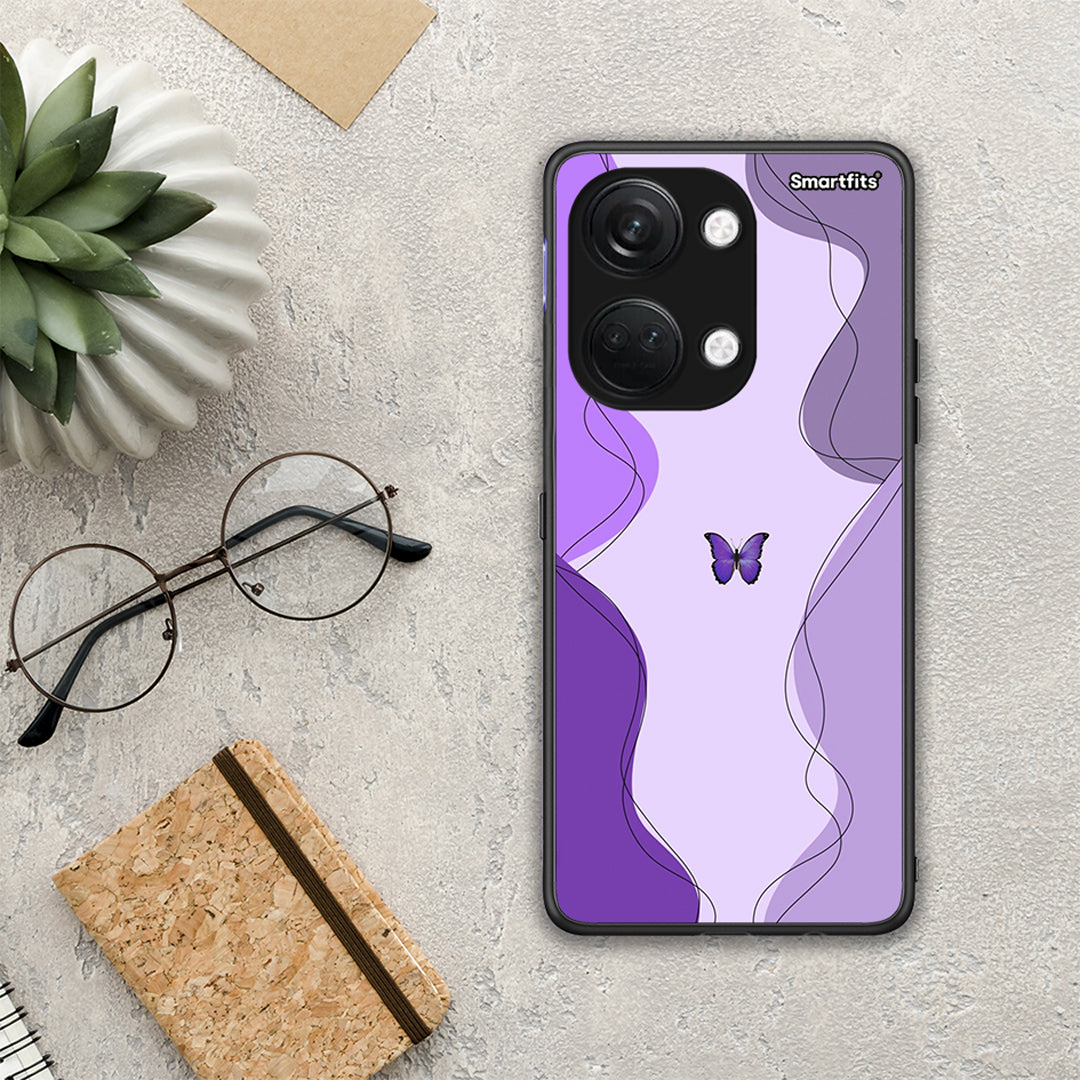 Purple Mariposa - OnePlus Nord 3 θήκη