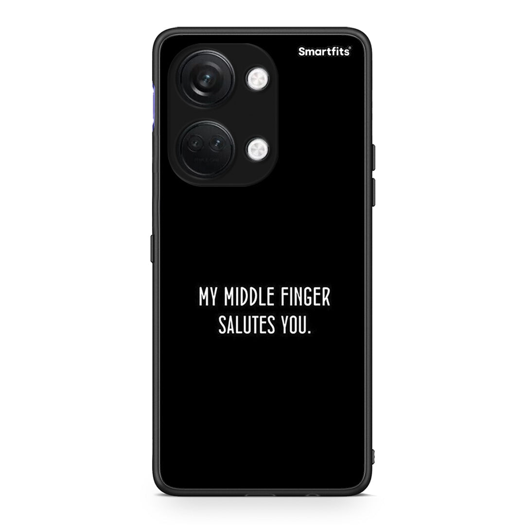 OnePlus Nord 3 Salute θήκη από τη Smartfits με σχέδιο στο πίσω μέρος και μαύρο περίβλημα | Smartphone case with colorful back and black bezels by Smartfits