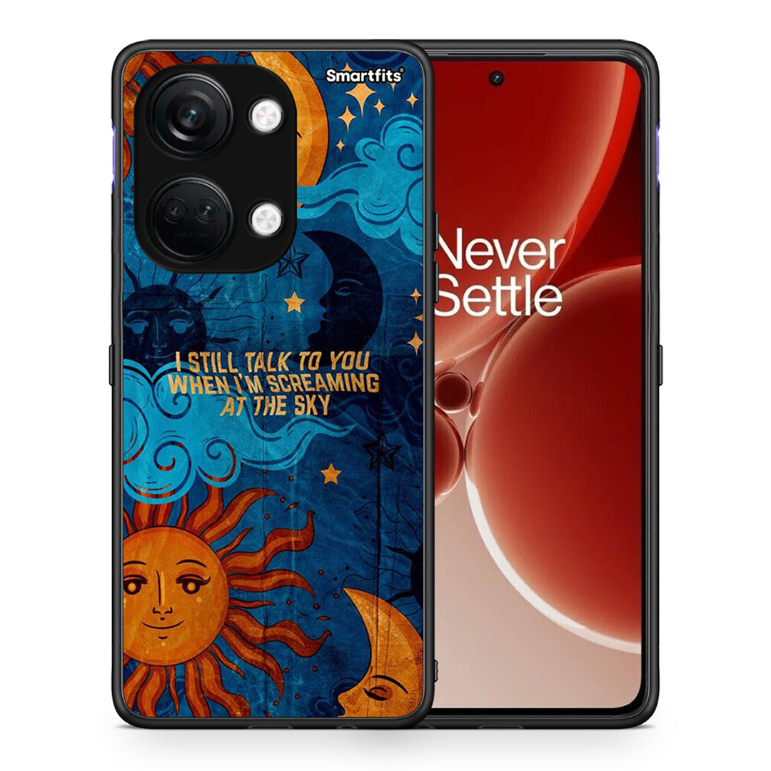 Θήκη OnePlus Nord 3 Screaming Sky από τη Smartfits με σχέδιο στο πίσω μέρος και μαύρο περίβλημα | OnePlus Nord 3 Screaming Sky case with colorful back and black bezels