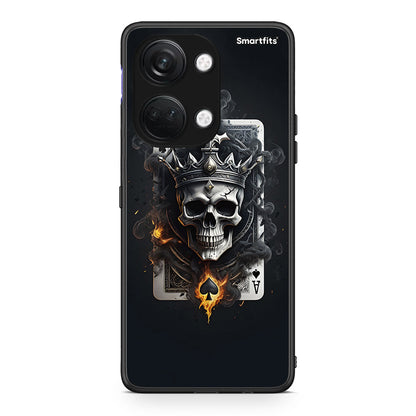 OnePlus Nord 3 Skull King Ace θήκη από τη Smartfits με σχέδιο στο πίσω μέρος και μαύρο περίβλημα | Smartphone case with colorful back and black bezels by Smartfits