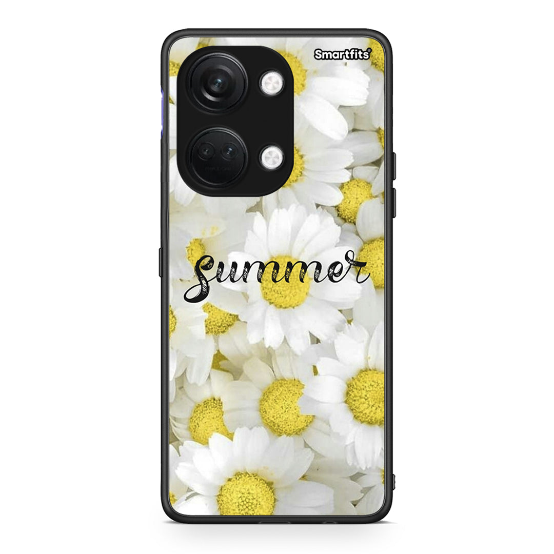 OnePlus Nord 3 Summer Daisies Θήκη από τη Smartfits με σχέδιο στο πίσω μέρος και μαύρο περίβλημα | Smartphone case with colorful back and black bezels by Smartfits