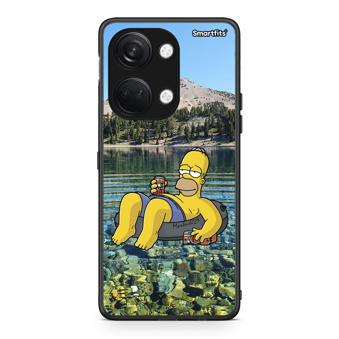 OnePlus Nord 3 Summer Happiness Θήκη από τη Smartfits με σχέδιο στο πίσω μέρος και μαύρο περίβλημα | Smartphone case with colorful back and black bezels by Smartfits