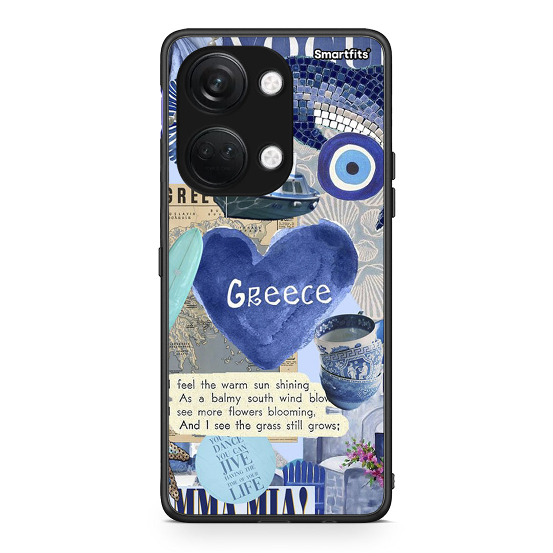 OnePlus Nord 3 Summer In Greece Θήκη από τη Smartfits με σχέδιο στο πίσω μέρος και μαύρο περίβλημα | Smartphone case with colorful back and black bezels by Smartfits