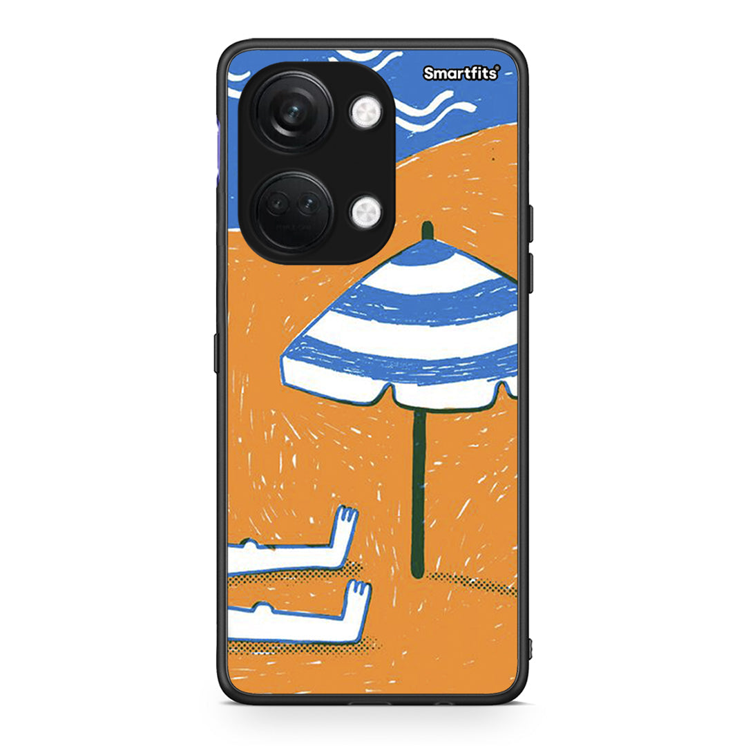 OnePlus Nord 3 Summering Θήκη από τη Smartfits με σχέδιο στο πίσω μέρος και μαύρο περίβλημα | Smartphone case with colorful back and black bezels by Smartfits