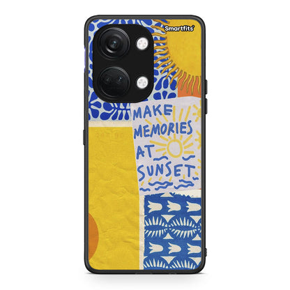 OnePlus Nord 3 Sunset Memories Θήκη από τη Smartfits με σχέδιο στο πίσω μέρος και μαύρο περίβλημα | Smartphone case with colorful back and black bezels by Smartfits