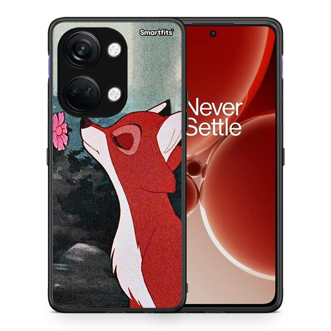 Θήκη OnePlus Nord 3 Tod And Vixey Love 2 από τη Smartfits με σχέδιο στο πίσω μέρος και μαύρο περίβλημα | OnePlus Nord 3 Tod And Vixey Love 2 case with colorful back and black bezels