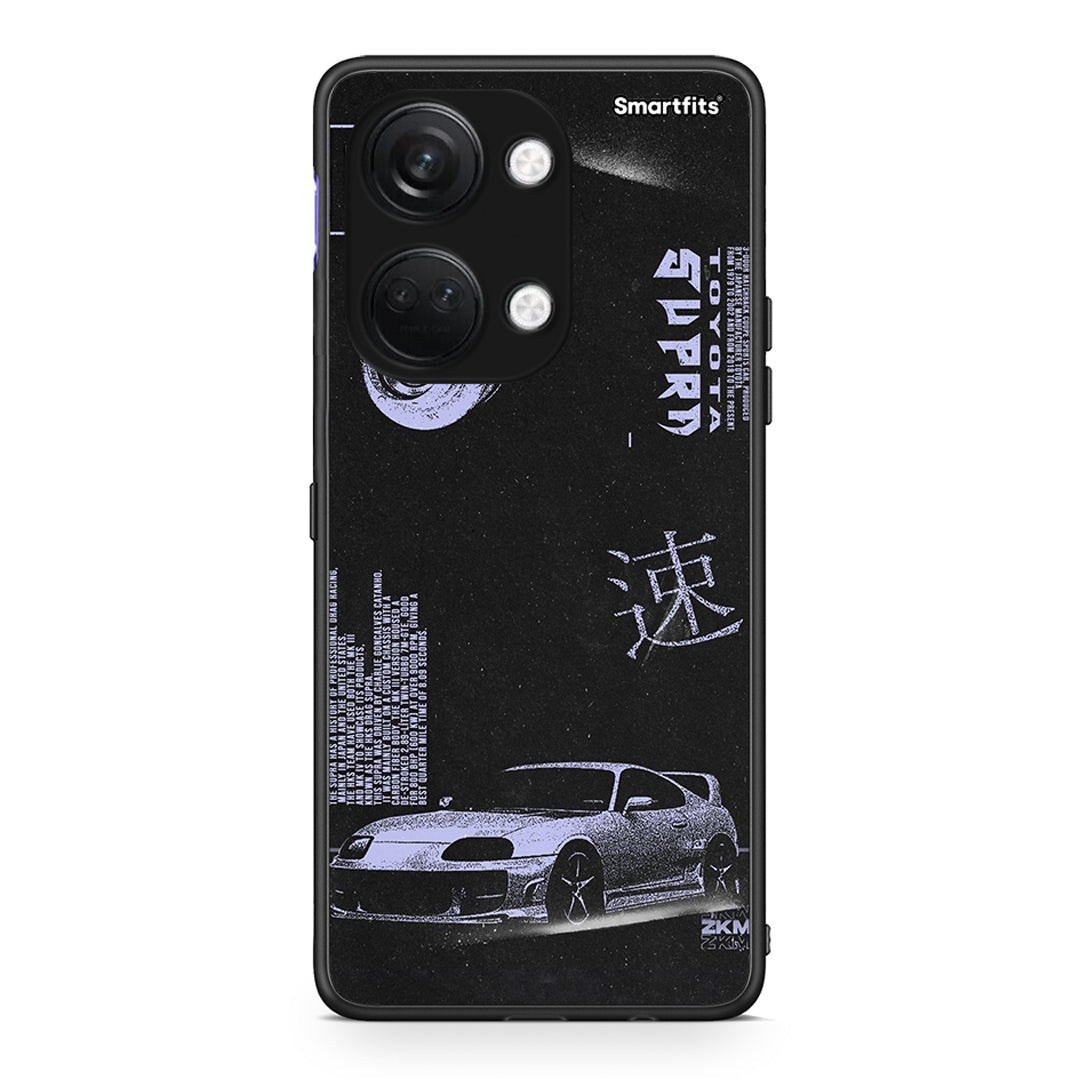 OnePlus Nord 3 Tokyo Drift Θήκη Αγίου Βαλεντίνου από τη Smartfits με σχέδιο στο πίσω μέρος και μαύρο περίβλημα | Smartphone case with colorful back and black bezels by Smartfits