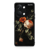 Thumbnail for OnePlus Nord 3 Vintage Roses θήκη από τη Smartfits με σχέδιο στο πίσω μέρος και μαύρο περίβλημα | Smartphone case with colorful back and black bezels by Smartfits