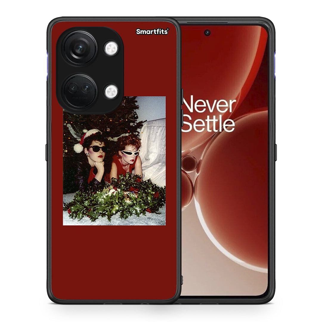 Θήκη OnePlus Nord 3 Waiting For Xmas από τη Smartfits με σχέδιο στο πίσω μέρος και μαύρο περίβλημα | OnePlus Nord 3 Waiting For Xmas case with colorful back and black bezels