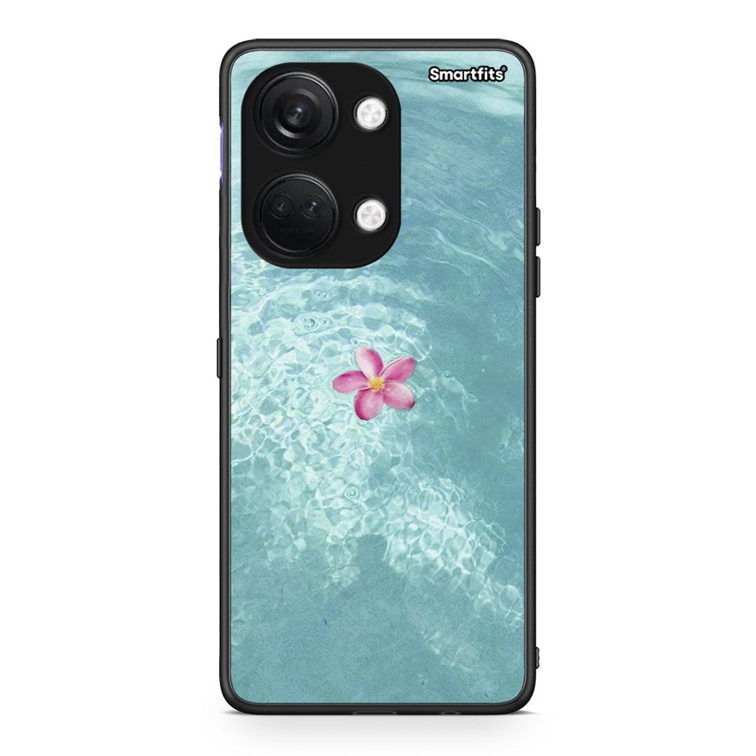 OnePlus Nord 3 Water Flower Θήκη από τη Smartfits με σχέδιο στο πίσω μέρος και μαύρο περίβλημα | Smartphone case with colorful back and black bezels by Smartfits