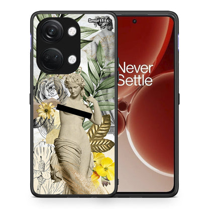 Θήκη OnePlus Nord 3 Woman Statue από τη Smartfits με σχέδιο στο πίσω μέρος και μαύρο περίβλημα | OnePlus Nord 3 Woman Statue case with colorful back and black bezels