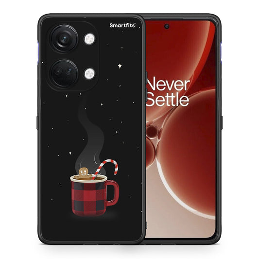 Θήκη OnePlus Nord 3 Xmas Bathing από τη Smartfits με σχέδιο στο πίσω μέρος και μαύρο περίβλημα | OnePlus Nord 3 Xmas Bathing case with colorful back and black bezels