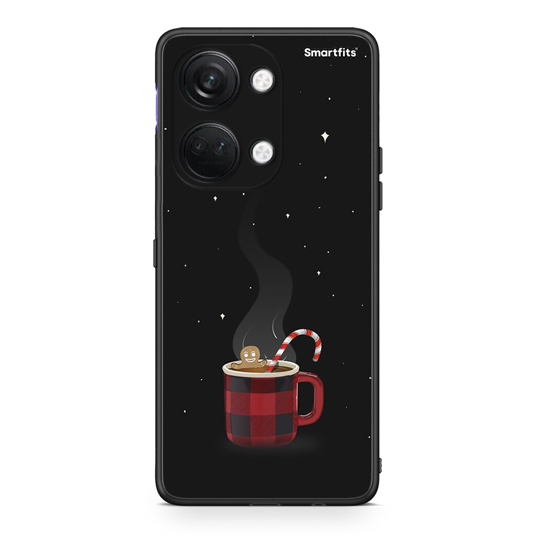 OnePlus Nord 3 Xmas Bathing θήκη από τη Smartfits με σχέδιο στο πίσω μέρος και μαύρο περίβλημα | Smartphone case with colorful back and black bezels by Smartfits