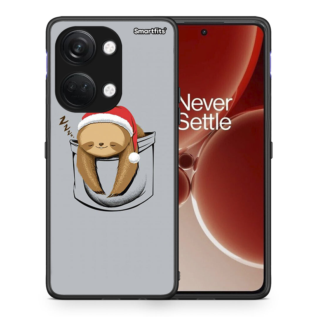 Θήκη OnePlus Nord 3 Xmas Zzzz από τη Smartfits με σχέδιο στο πίσω μέρος και μαύρο περίβλημα | OnePlus Nord 3 Xmas Zzzz case with colorful back and black bezels