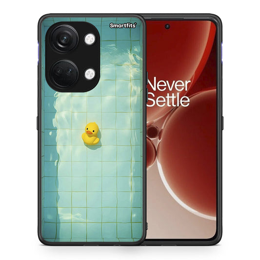 Θήκη OnePlus Nord 3 Yellow Duck από τη Smartfits με σχέδιο στο πίσω μέρος και μαύρο περίβλημα | OnePlus Nord 3 Yellow Duck case with colorful back and black bezels