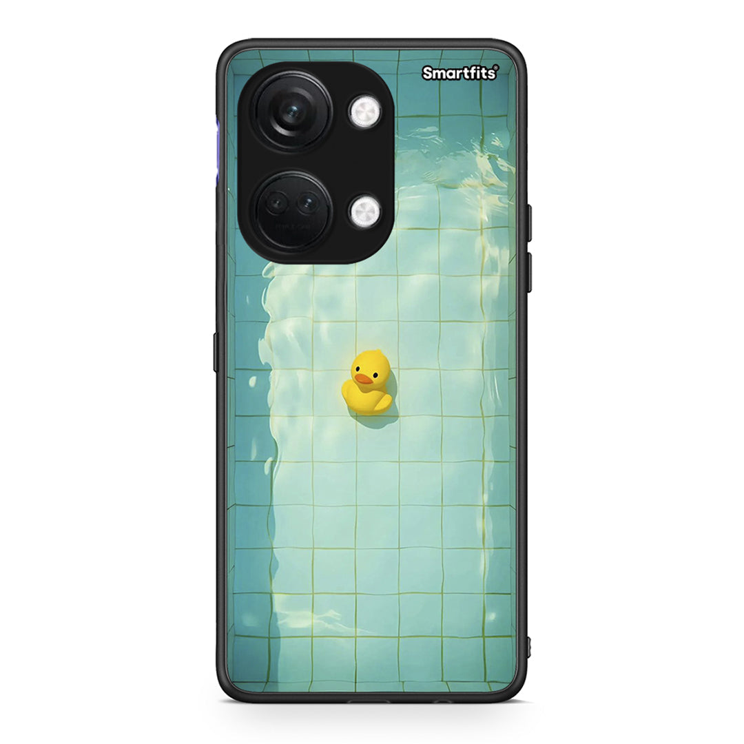OnePlus Nord 3 Yellow Duck θήκη από τη Smartfits με σχέδιο στο πίσω μέρος και μαύρο περίβλημα | Smartphone case with colorful back and black bezels by Smartfits
