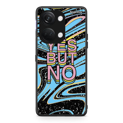 OnePlus Nord 3 Yes But No θήκη από τη Smartfits με σχέδιο στο πίσω μέρος και μαύρο περίβλημα | Smartphone case with colorful back and black bezels by Smartfits