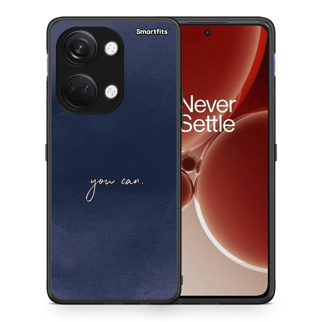 Θήκη OnePlus Nord 3 You Can από τη Smartfits με σχέδιο στο πίσω μέρος και μαύρο περίβλημα | OnePlus Nord 3 You Can case with colorful back and black bezels
