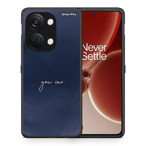 Θήκη OnePlus Nord 3 You Can από τη Smartfits με σχέδιο στο πίσω μέρος και μαύρο περίβλημα | OnePlus Nord 3 You Can case with colorful back and black bezels