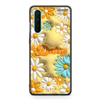 Thumbnail for OnePlus Nord 5G Bubble Daisies θήκη από τη Smartfits με σχέδιο στο πίσω μέρος και μαύρο περίβλημα | Smartphone case with colorful back and black bezels by Smartfits