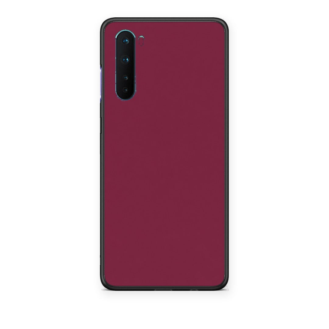 Θήκη OnePlus Nord 5G Burgundy από τη Smartfits με σχέδιο στο πίσω μέρος και μαύρο περίβλημα | OnePlus Nord 5G Burgundy case with colorful back and black bezels
