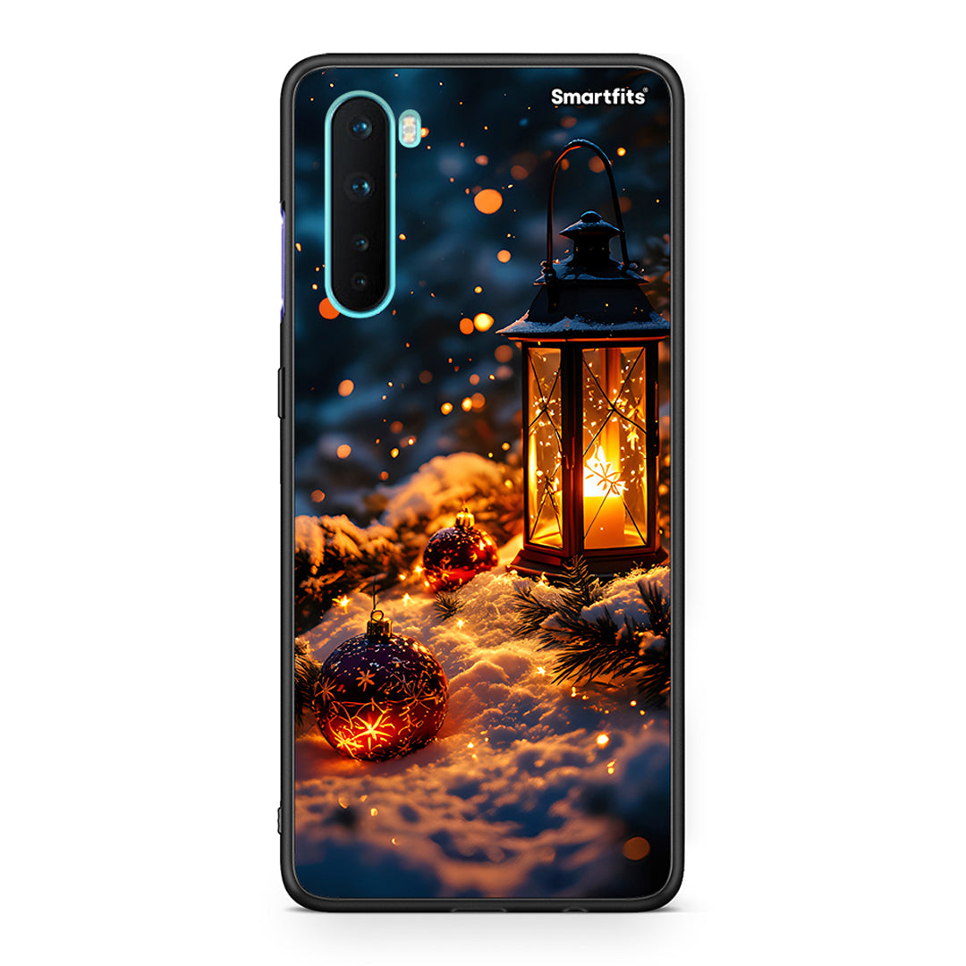 OnePlus Nord 5G Christmas Ornaments θήκη από τη Smartfits με σχέδιο στο πίσω μέρος και μαύρο περίβλημα | Smartphone case with colorful back and black bezels by Smartfits