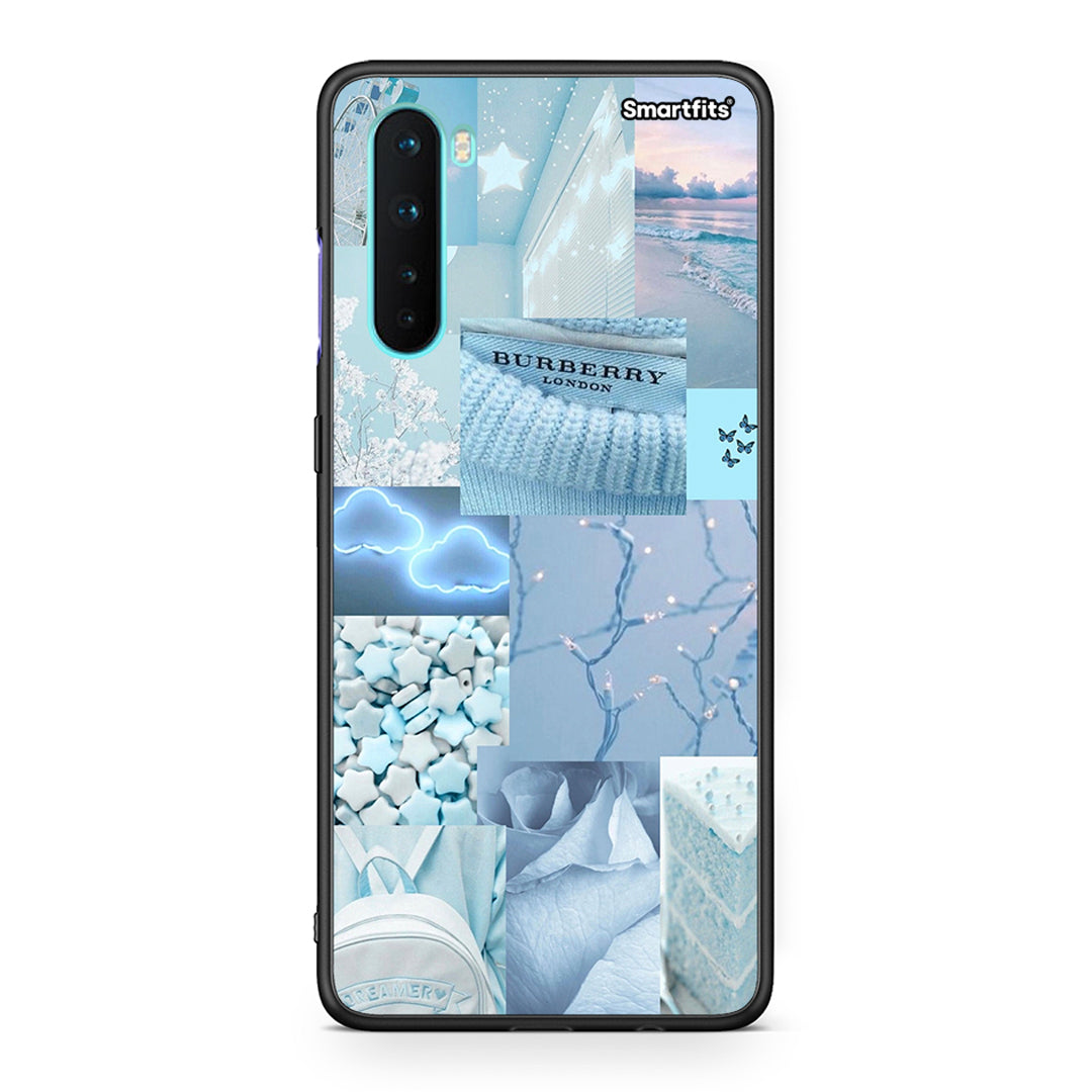 OnePlus Nord 5G Ciel Aesthetic Collage θήκη από τη Smartfits με σχέδιο στο πίσω μέρος και μαύρο περίβλημα | Smartphone case with colorful back and black bezels by Smartfits