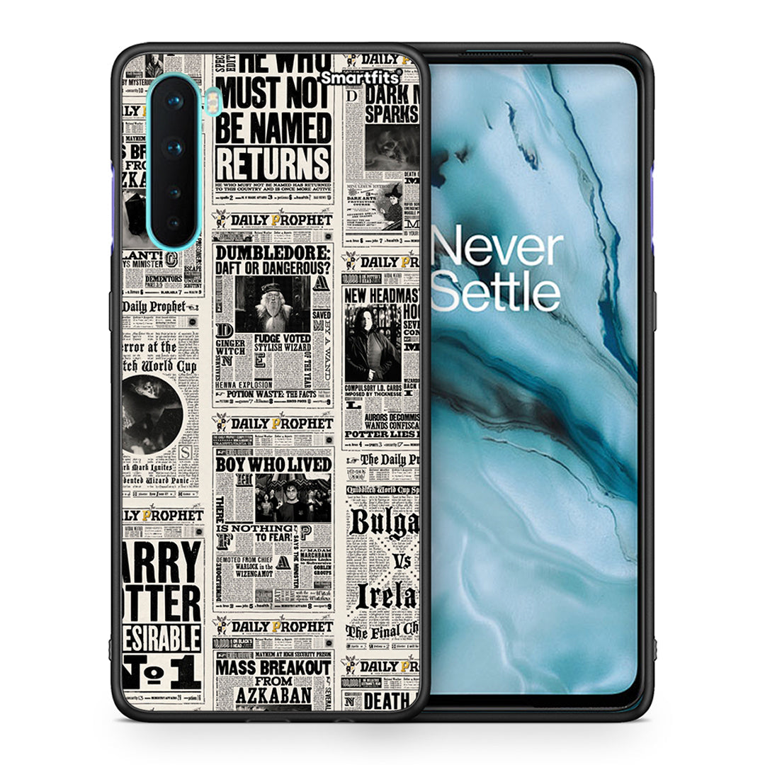 Θήκη OnePlus Nord 5G Harry Paper από τη Smartfits με σχέδιο στο πίσω μέρος και μαύρο περίβλημα | OnePlus Nord 5G Harry Paper case with colorful back and black bezels