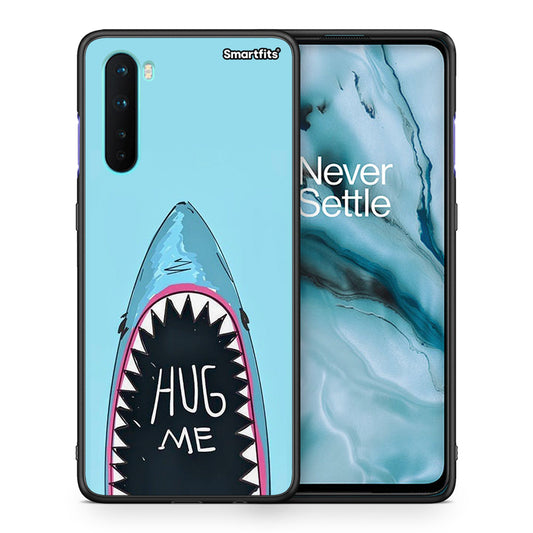 Θήκη OnePlus Nord 5G Hug Me από τη Smartfits με σχέδιο στο πίσω μέρος και μαύρο περίβλημα | OnePlus Nord 5G Hug Me case with colorful back and black bezels
