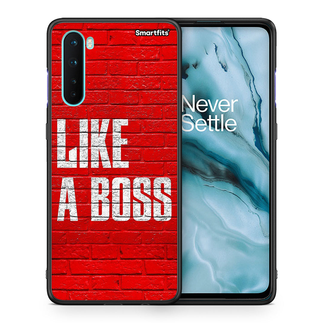 Θήκη OnePlus Nord 5G Like A Boss από τη Smartfits με σχέδιο στο πίσω μέρος και μαύρο περίβλημα | OnePlus Nord 5G Like A Boss case with colorful back and black bezels