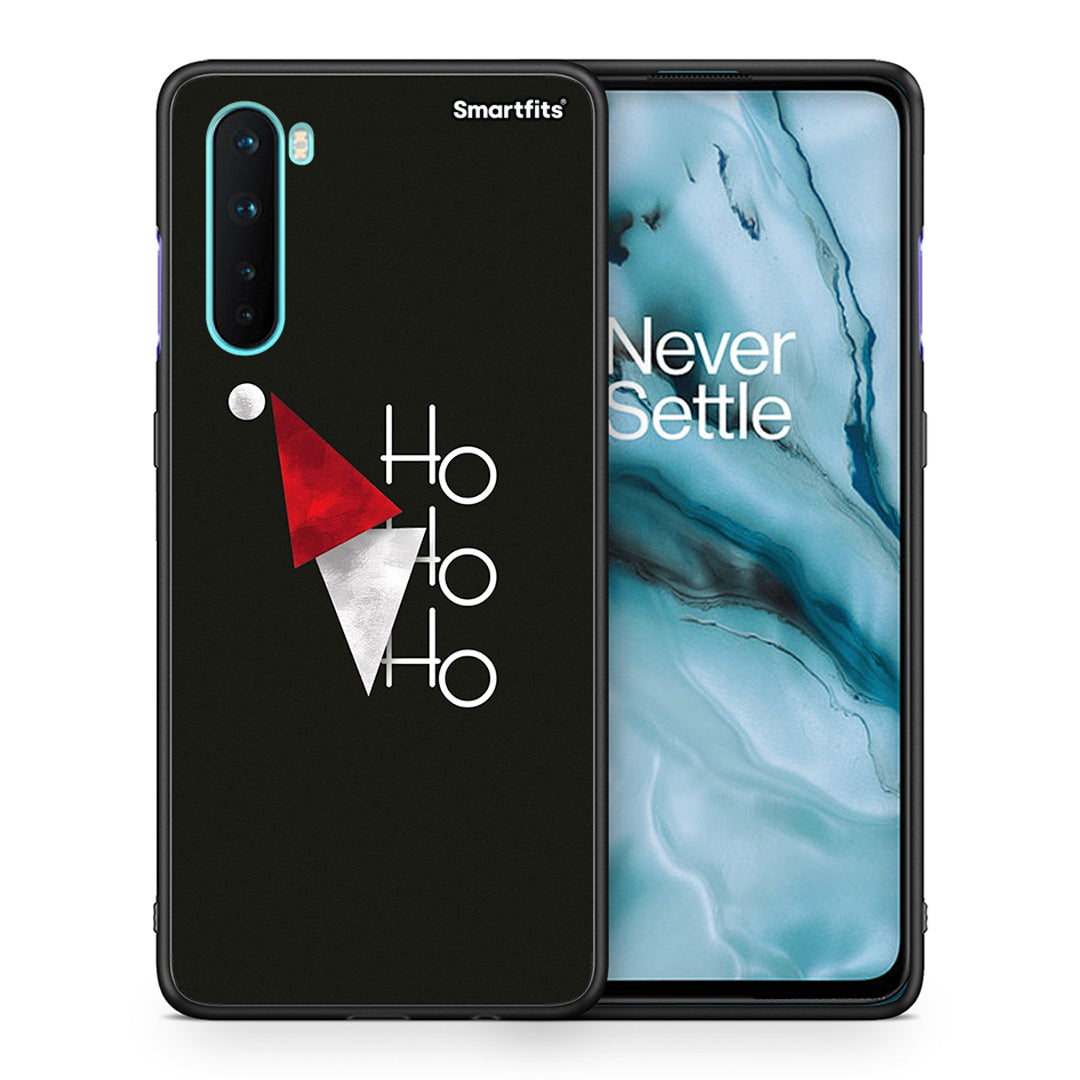 Θήκη OnePlus Nord 5G Minimal Christmas από τη Smartfits με σχέδιο στο πίσω μέρος και μαύρο περίβλημα | OnePlus Nord 5G Minimal Christmas case with colorful back and black bezels