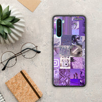 Thumbnail for Purple Aesthetic Collage - OnePlus Nord 5G θήκη