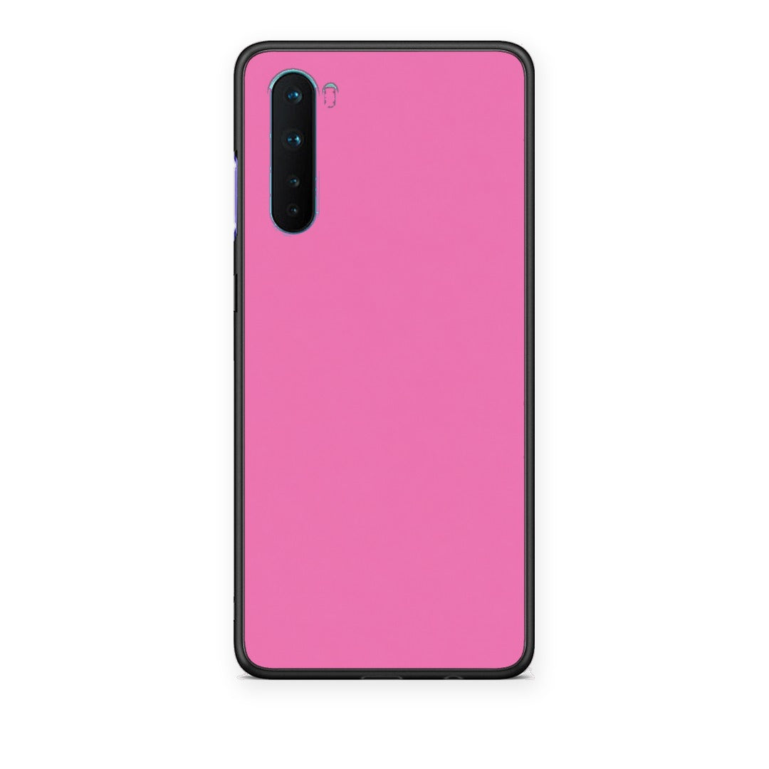 Θήκη OnePlus Nord 5G Rose Pink από τη Smartfits με σχέδιο στο πίσω μέρος και μαύρο περίβλημα | OnePlus Nord 5G Rose Pink case with colorful back and black bezels