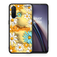 Thumbnail for Θήκη OnePlus Nord CE 5G Bubble Daisies από τη Smartfits με σχέδιο στο πίσω μέρος και μαύρο περίβλημα | OnePlus Nord CE 5G Bubble Daisies case with colorful back and black bezels
