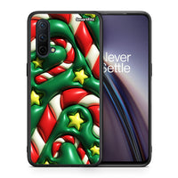 Thumbnail for Θήκη OnePlus Nord CE 5G Christmas Bubbles από τη Smartfits με σχέδιο στο πίσω μέρος και μαύρο περίβλημα | OnePlus Nord CE 5G Christmas Bubbles case with colorful back and black bezels