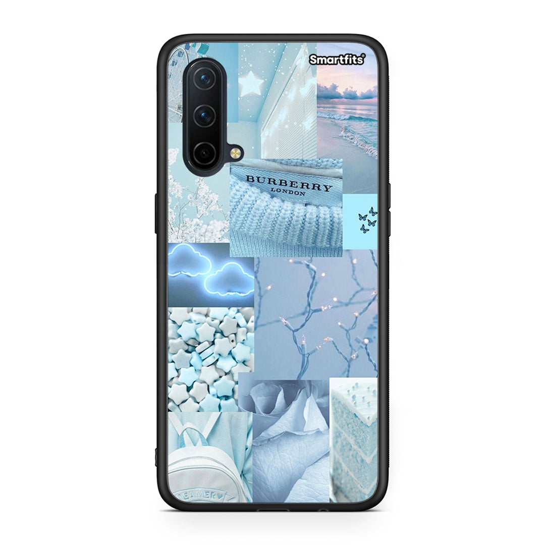 OnePlus Nord CE 5G Ciel Aesthetic Collage θήκη από τη Smartfits με σχέδιο στο πίσω μέρος και μαύρο περίβλημα | Smartphone case with colorful back and black bezels by Smartfits