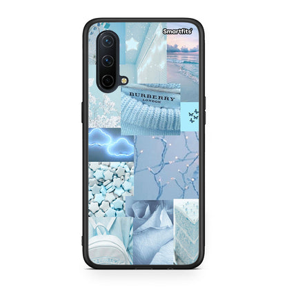 OnePlus Nord CE 5G Ciel Aesthetic Collage θήκη από τη Smartfits με σχέδιο στο πίσω μέρος και μαύρο περίβλημα | Smartphone case with colorful back and black bezels by Smartfits