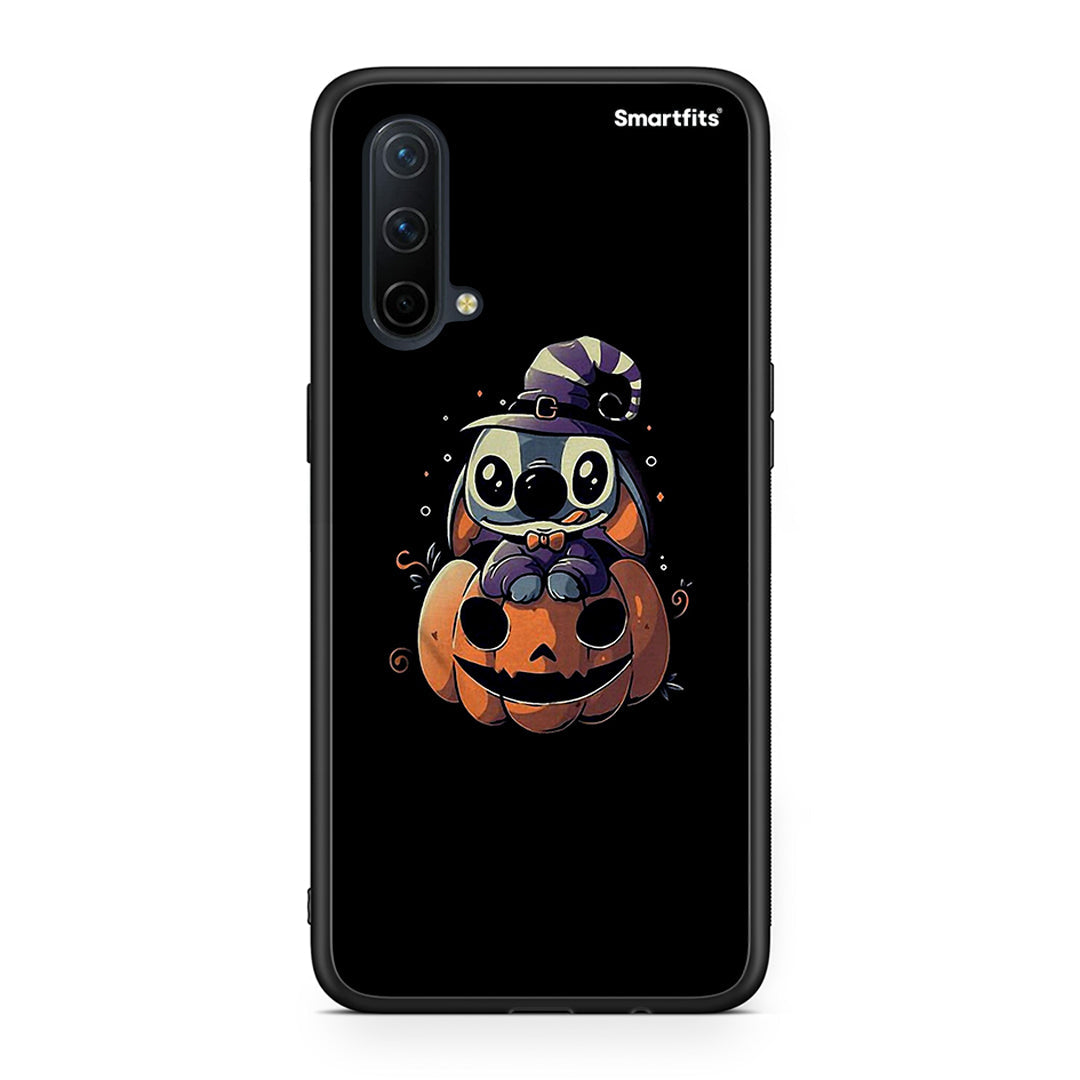 OnePlus Nord CE 5G Halloween Stitch θήκη από τη Smartfits με σχέδιο στο πίσω μέρος και μαύρο περίβλημα | Smartphone case with colorful back and black bezels by Smartfits