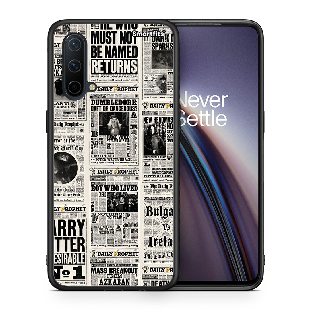 Θήκη OnePlus Nord CE 5G Harry Paper από τη Smartfits με σχέδιο στο πίσω μέρος και μαύρο περίβλημα | OnePlus Nord CE 5G Harry Paper case with colorful back and black bezels