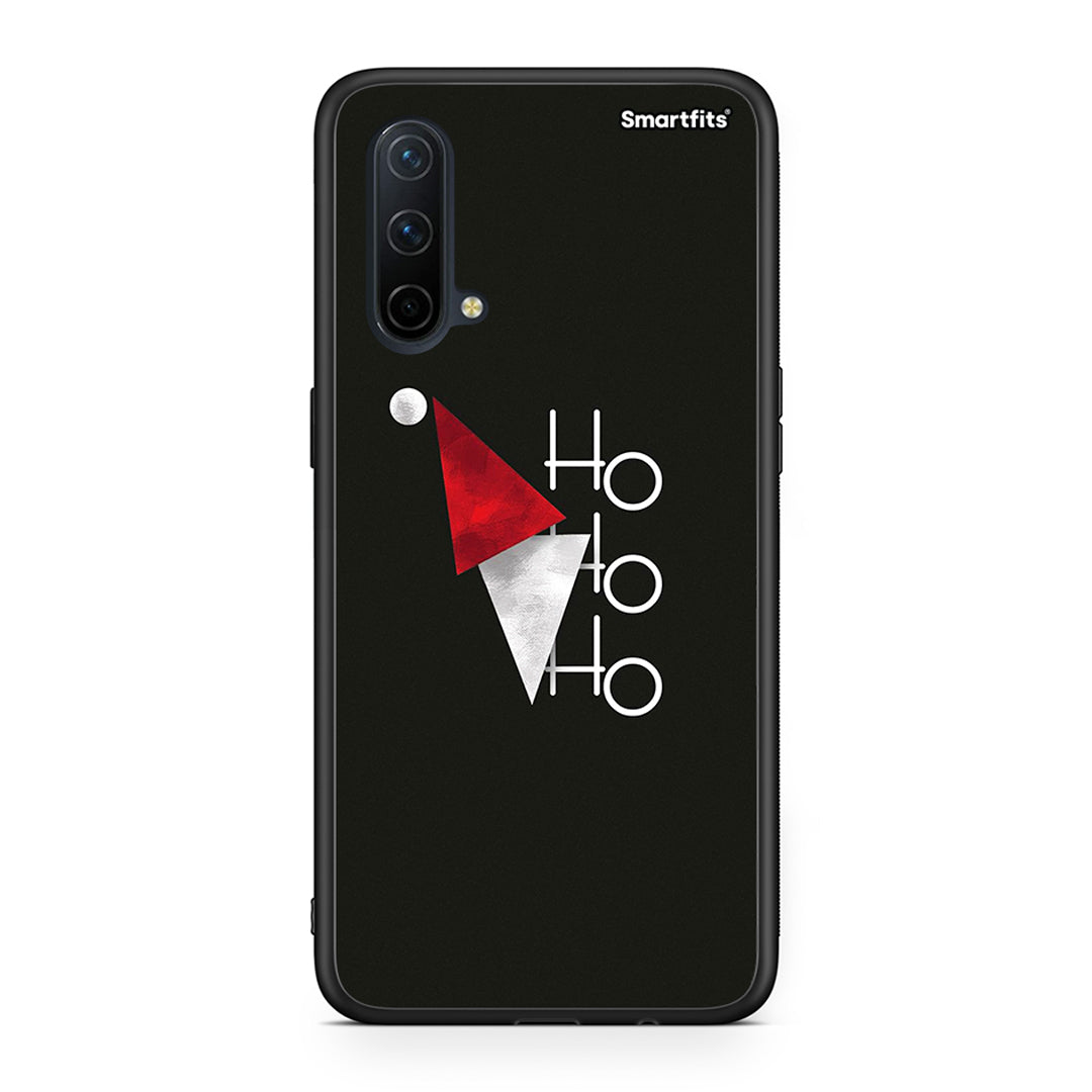 OnePlus Nord CE 5G Minimal Christmas θήκη από τη Smartfits με σχέδιο στο πίσω μέρος και μαύρο περίβλημα | Smartphone case with colorful back and black bezels by Smartfits