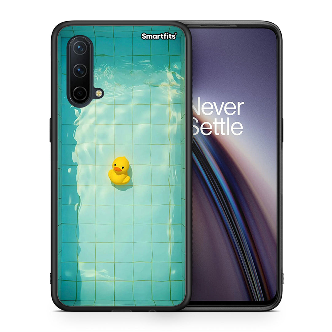 Θήκη OnePlus Nord CE 5G Yellow Duck από τη Smartfits με σχέδιο στο πίσω μέρος και μαύρο περίβλημα | OnePlus Nord CE 5G Yellow Duck case with colorful back and black bezels