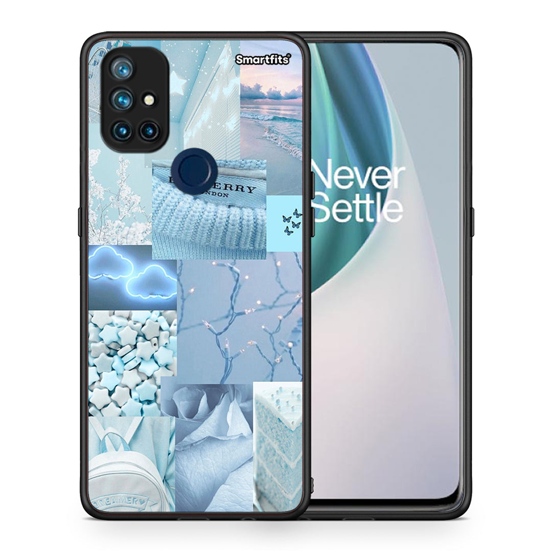 Θήκη OnePlus Nord N10 5G Ciel Aesthetic Collage από τη Smartfits με σχέδιο στο πίσω μέρος και μαύρο περίβλημα | OnePlus Nord N10 5G Ciel Aesthetic Collage case with colorful back and black bezels