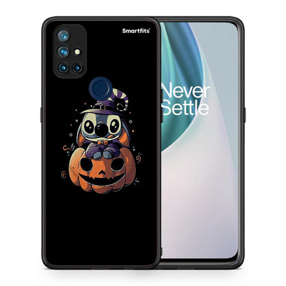 Θήκη OnePlus Nord N10 5G Halloween Stitch από τη Smartfits με σχέδιο στο πίσω μέρος και μαύρο περίβλημα | OnePlus Nord N10 5G Halloween Stitch case with colorful back and black bezels